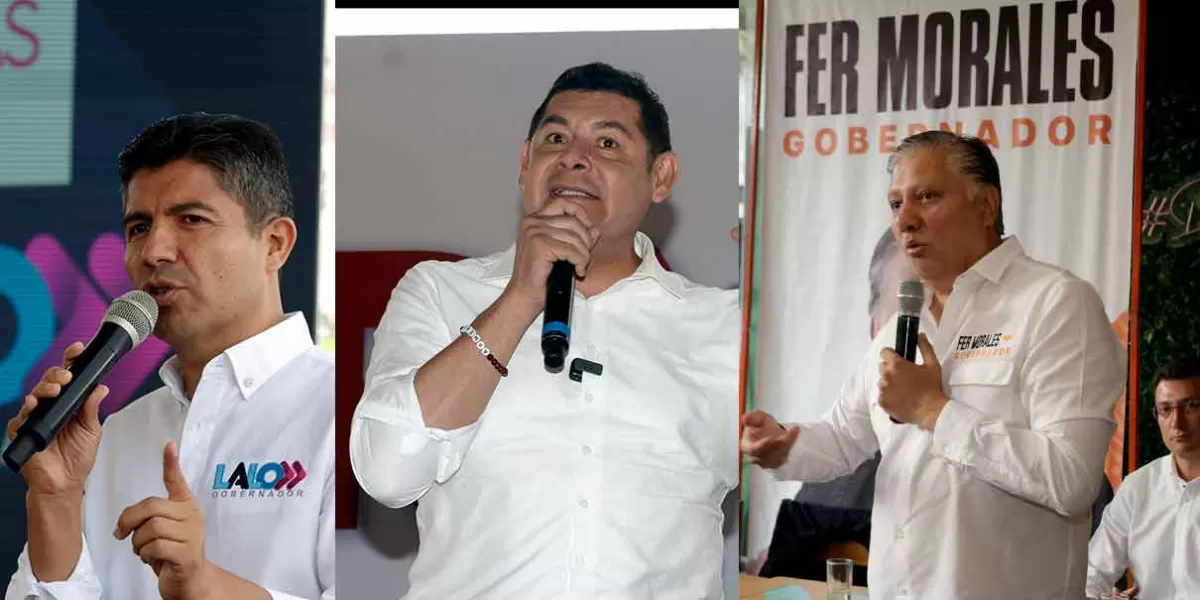 Armenta, Rivera y Morales, listos para el único debate por la gubernatura en Puebla