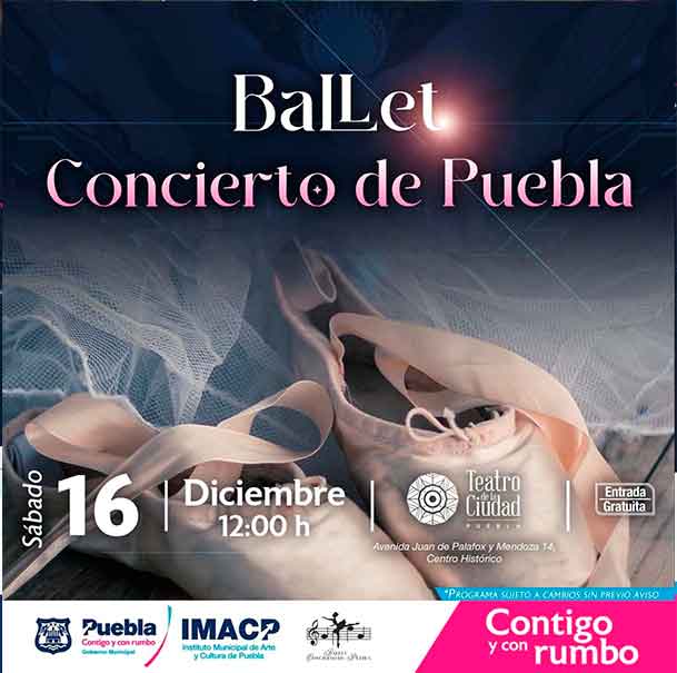 Fin de semana con cine, música y danza en Puebla capital