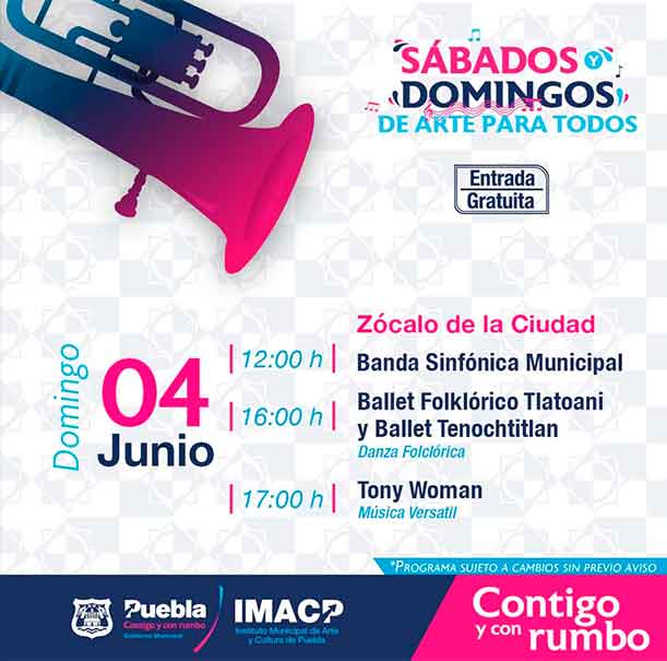 Regresan las actividades culturales al Centro Histórico de Puebla