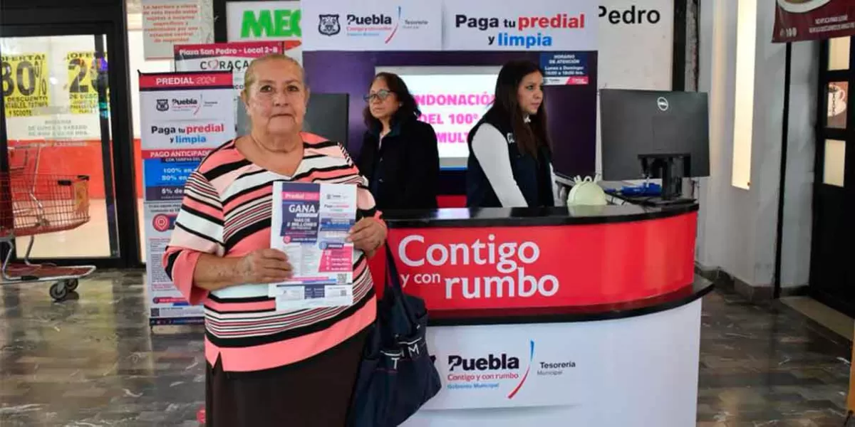 Continúa Segunda Etapa de pago de predial 2024 en Puebla capital