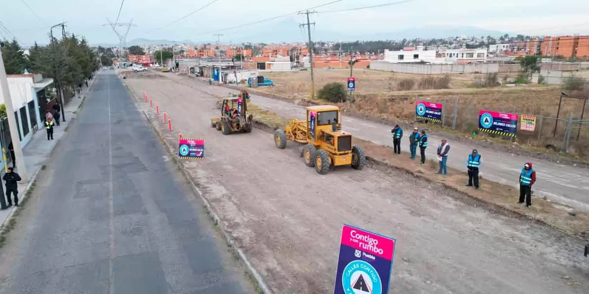 San José Chapulco y Héroes de Puebla serán beneficiadas con nuevas calles 