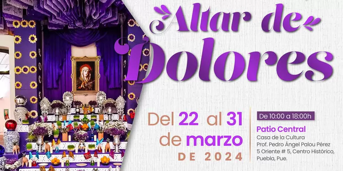 Instalarán “Altar de Dolores” en la Casa de la Cultura por Semana Santa