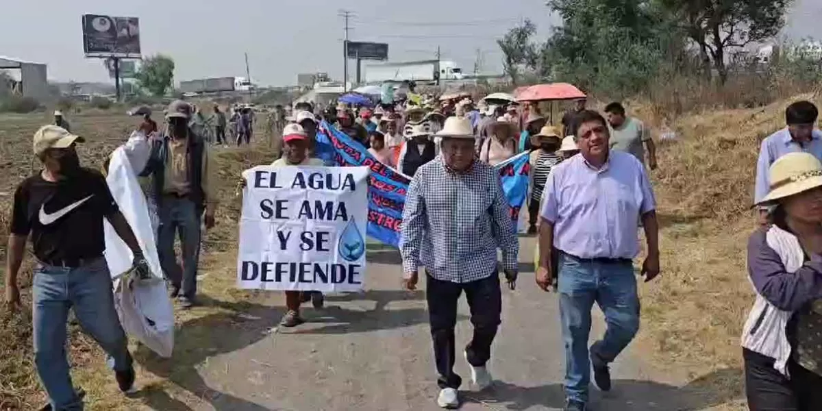 Habitantes de Xoxtla, Coronango y Tlaltenango denunciaron construcción ilegal de pozo en la empresa Castores