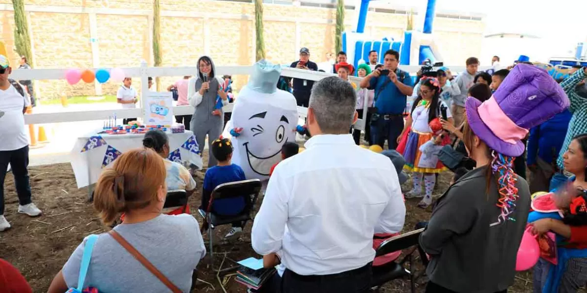 Realizan “Feria Divertida de la Salud Preventiva Infantil” para conmemorar Día del Niño
