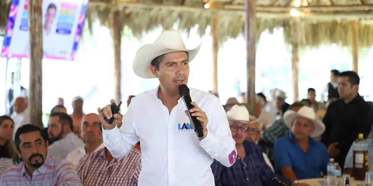 Lalo Rivera se compromete con ganaderos de Xicotepec a trabajar inmediatamente después de obtener el triunfo