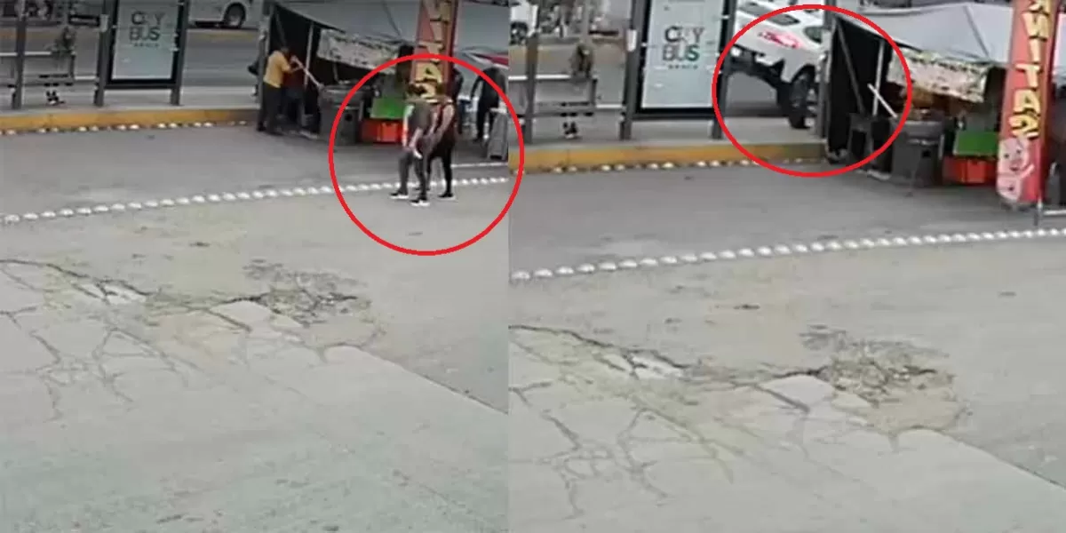 VIDEO. Dos hermanas murier0n atropellad4s en plena parada de autobús en Oaxaca