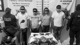 En Texmelucan, detienen a 4 integrantes de “Los Porcinos”, vinculados a fraudes y robos