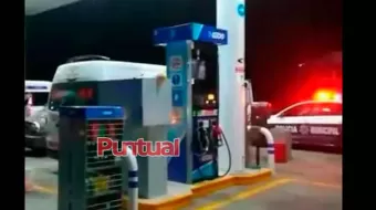 OTRA VEZ asaltan gasolinera G-500 de San Juan Tuxco, Texmelucan