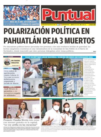 Diario Puntual, edicion impresa, 20 de Mayo de 2021