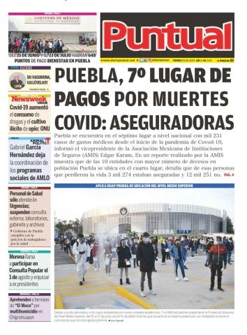 Diario Puntual, edición impresa, 25 de Junio de 2021