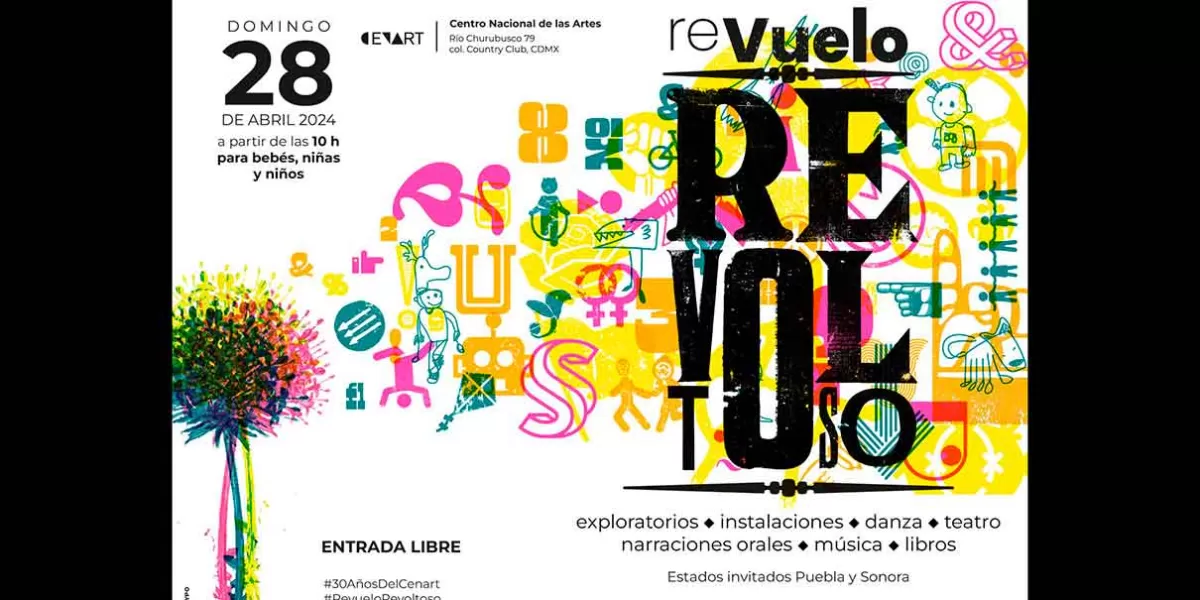Puebla presente en la tercera edición del Festival “ReVuelo Revoltoso” 