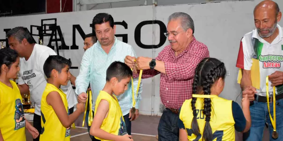Seguimos impulsado el deporte para fomentar un mejor desarrollo en la niñez y adolescencia: Rogelio López