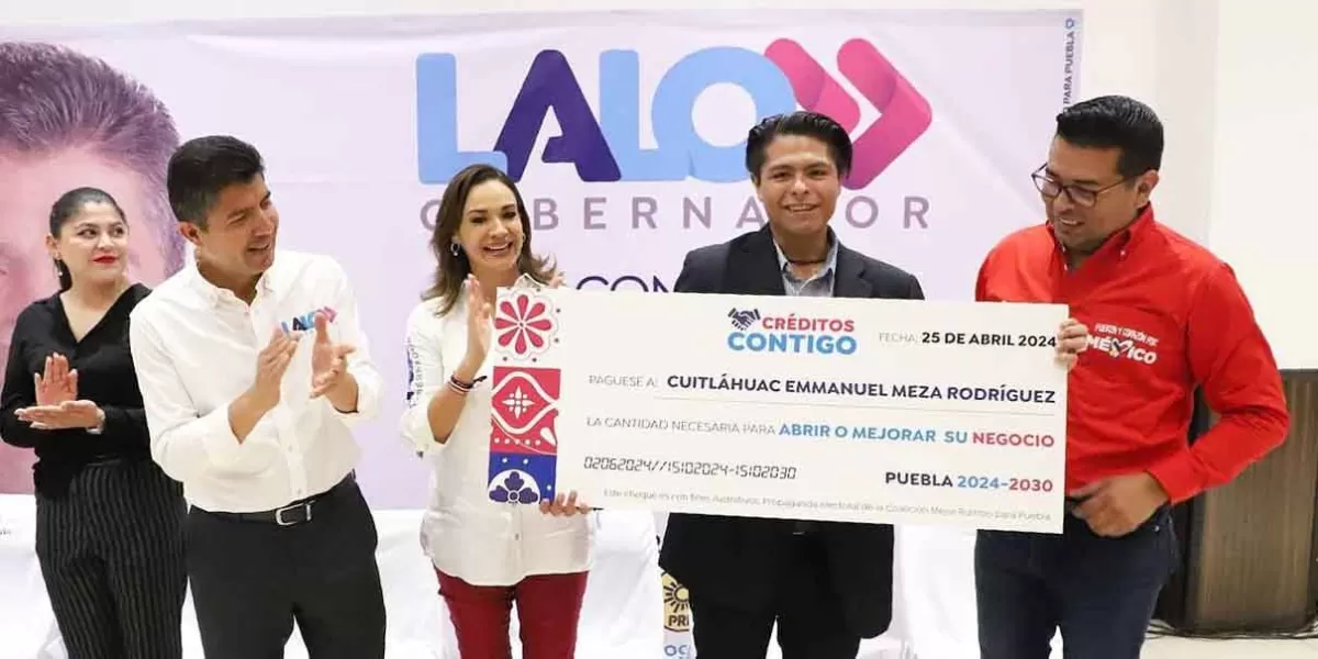 Más de seis mil mdp dará Lalo Rivera en 'Créditos Contigo' durante su sexenio