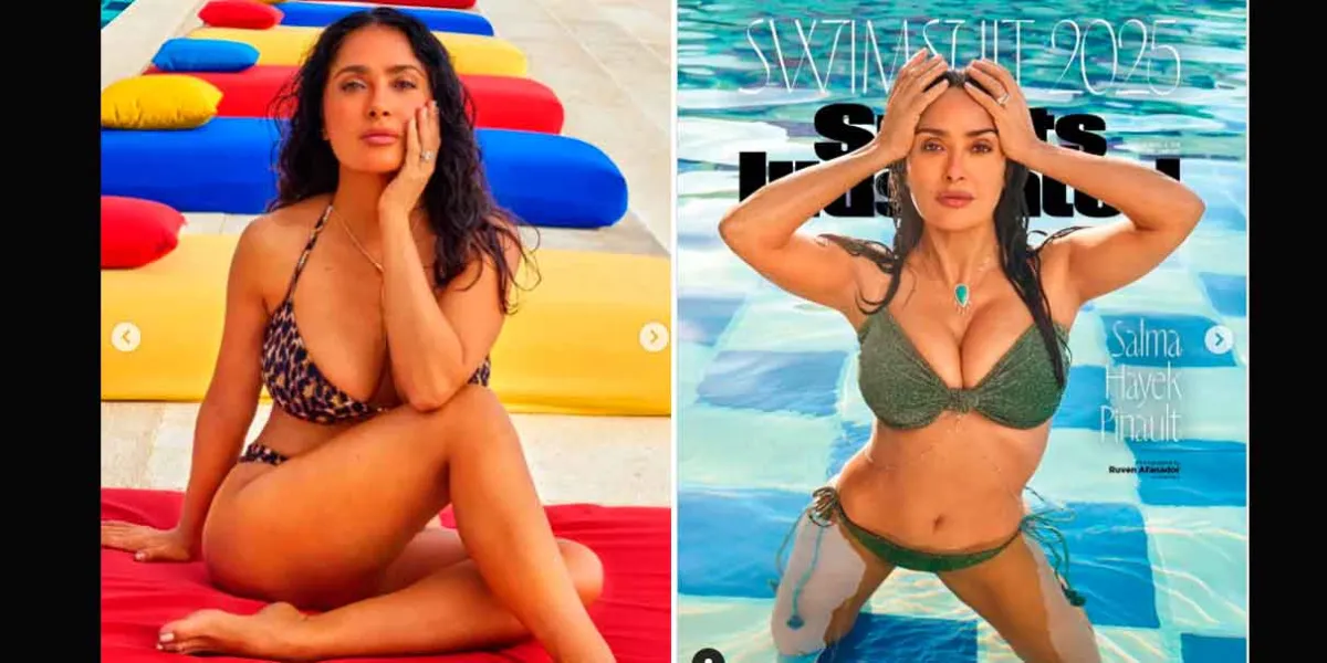 Salma Hayek rompe estereotipos: posa en bikini a los 58 para Sports Illustrated