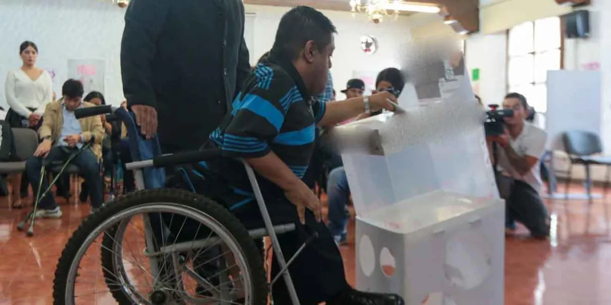 Anticiparán voto 139 personas con discapacidad en elección del Poder Judicial