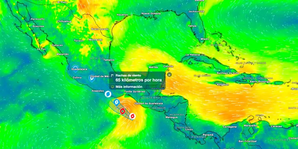 Tormenta Tropical Erick amenaza el sur de México con lluvias intensas, vientos fuertes y alto oleaje