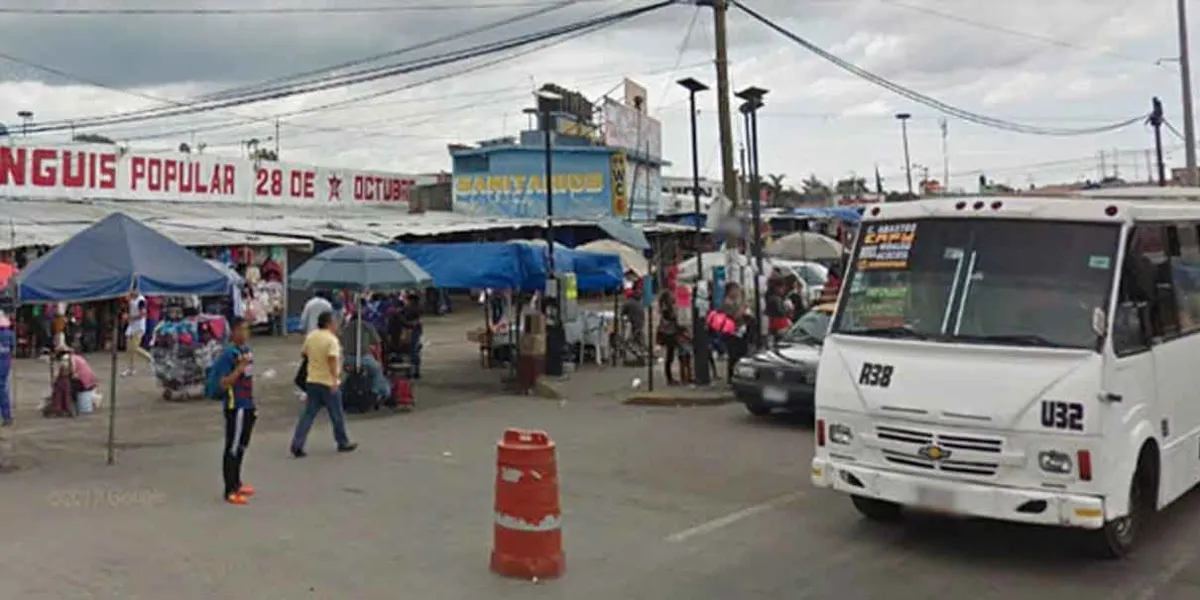 La 28 de Octubre provocó parálisis vial en la zona del Mercado Hidalgo