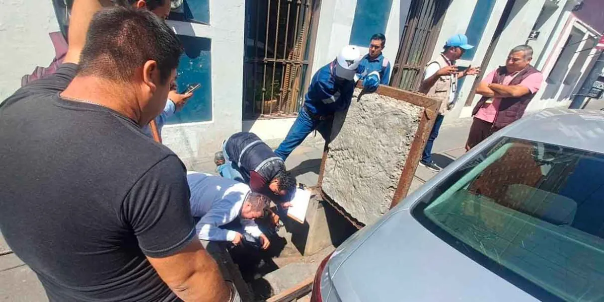 Realiza Gobierno de la Ciudad recorridos para identificar y atender puntos de riesgo de inundación en el Centro Histórico