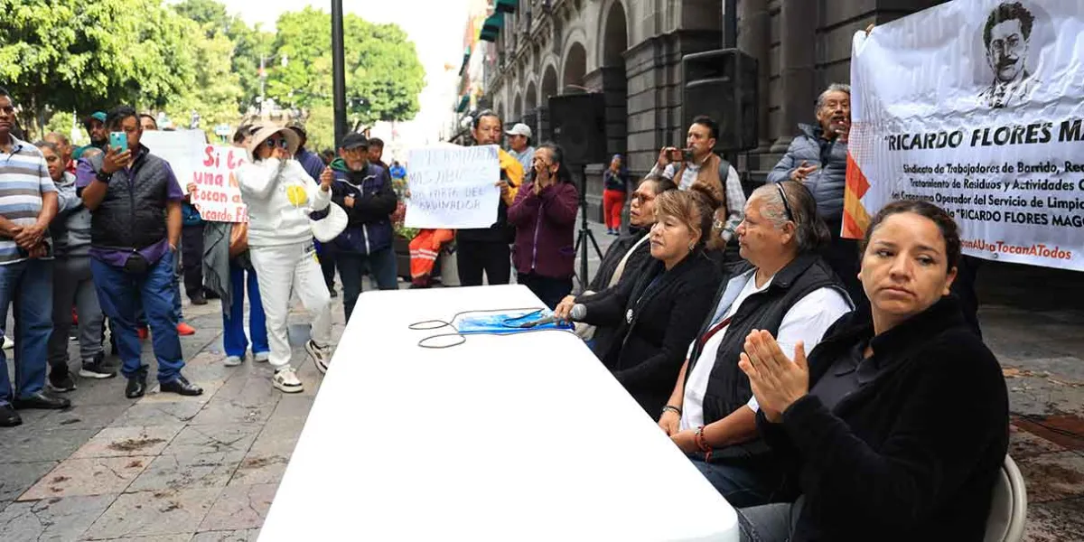 Sindicato “Ricardo Flores Magón” reclama validación oficial ante el Ayuntamiento de Puebla