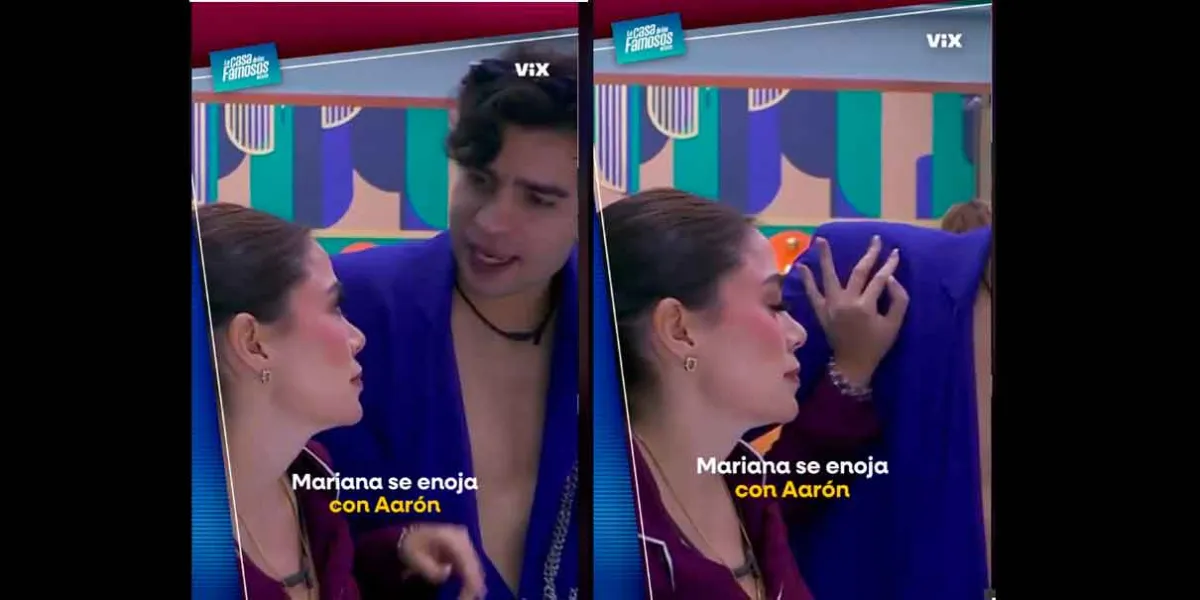 Tensión en La Casa de los Famosos México 2025 entre Mariana Botas y Aarón Mercury