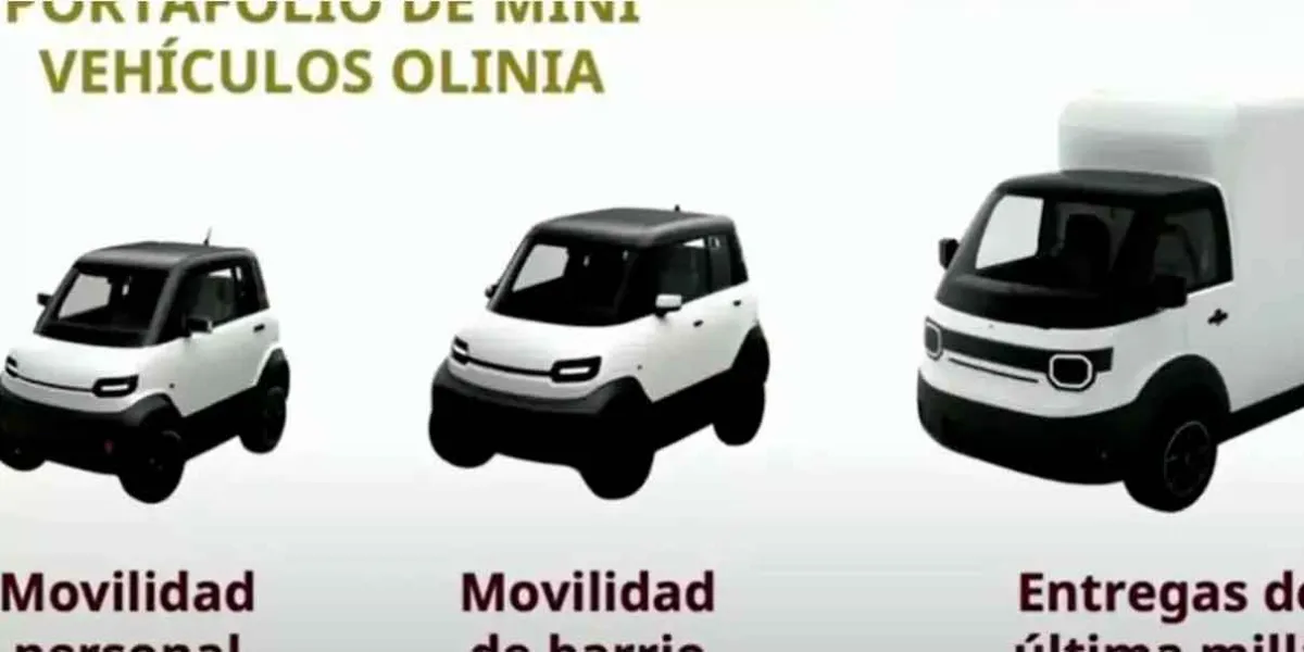 Olinia, primera armadora mexicana de autos eléctricos, se instalará en Puebla