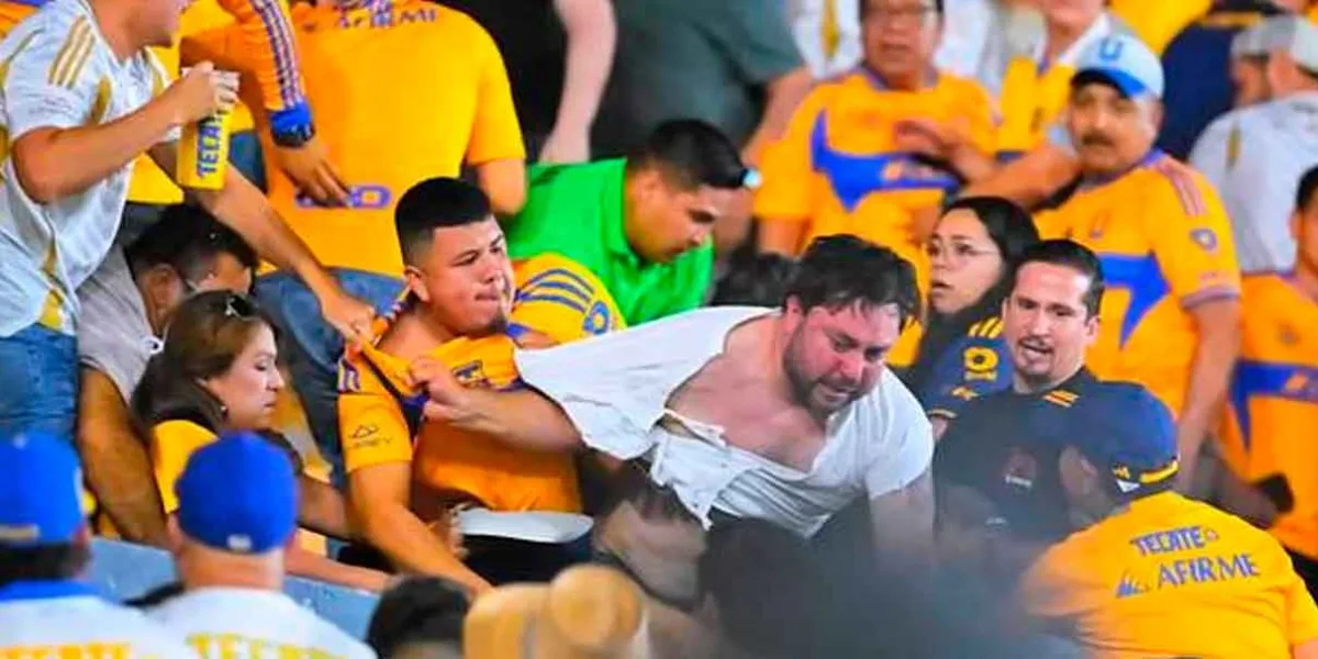 VIDEO. Enfrentamientos entre aficionados de Tigres y América dejan escenas brutales