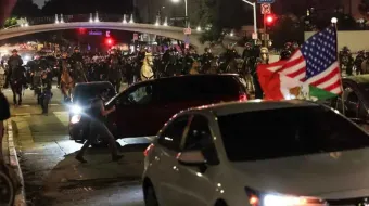 Declaran toque de queda en Los Ángeles tras cinco días de protestas por redadas migratorias