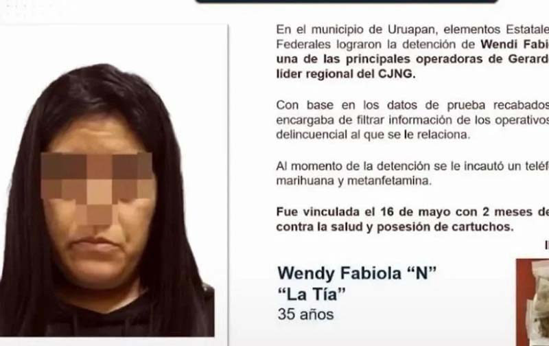 “La Tía”, vinculada al crimen de Carlos Manzo, fue detenida en Michoacán
