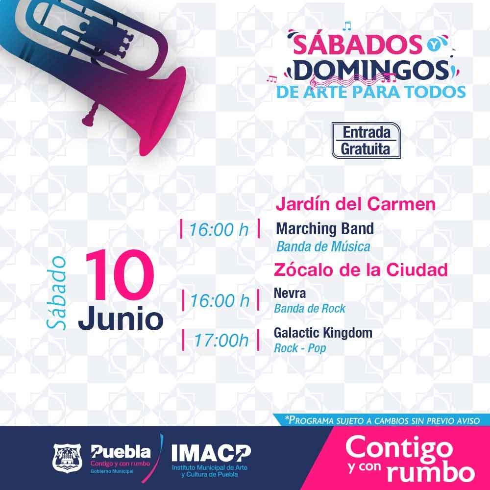 IMACP invita a disfrutar este fin de semana