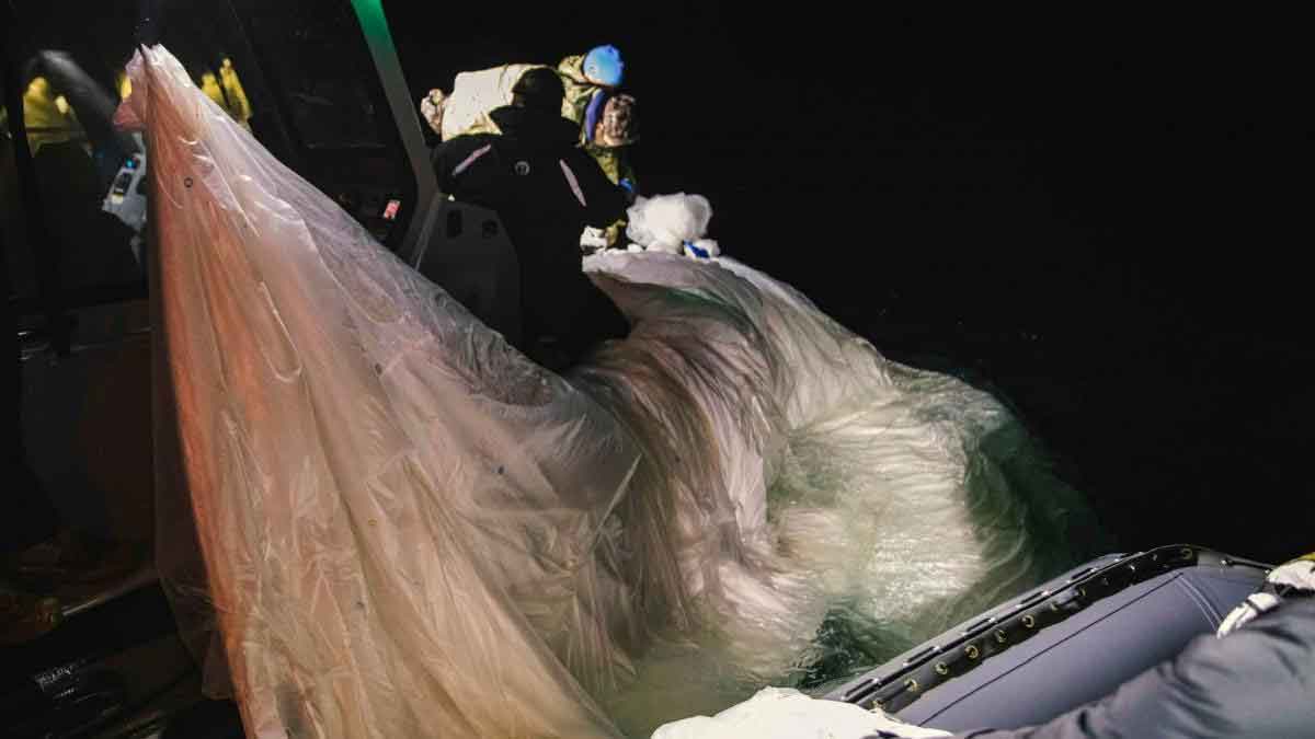 Globo chino tenía equipo para espiar