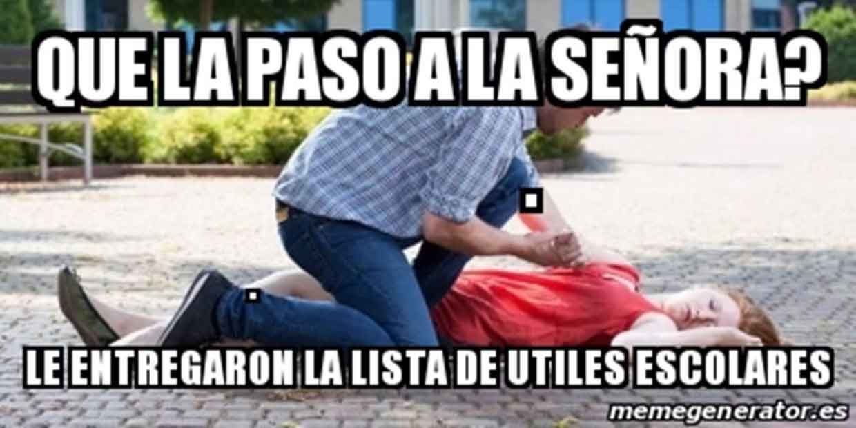 La lista de útiles