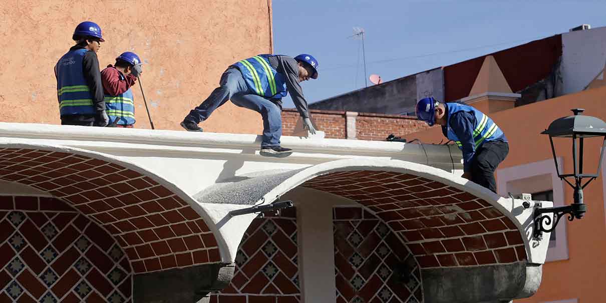 1.6 mdp para dar manita de gato a sitios históricos del Centro Histórico de Puebla