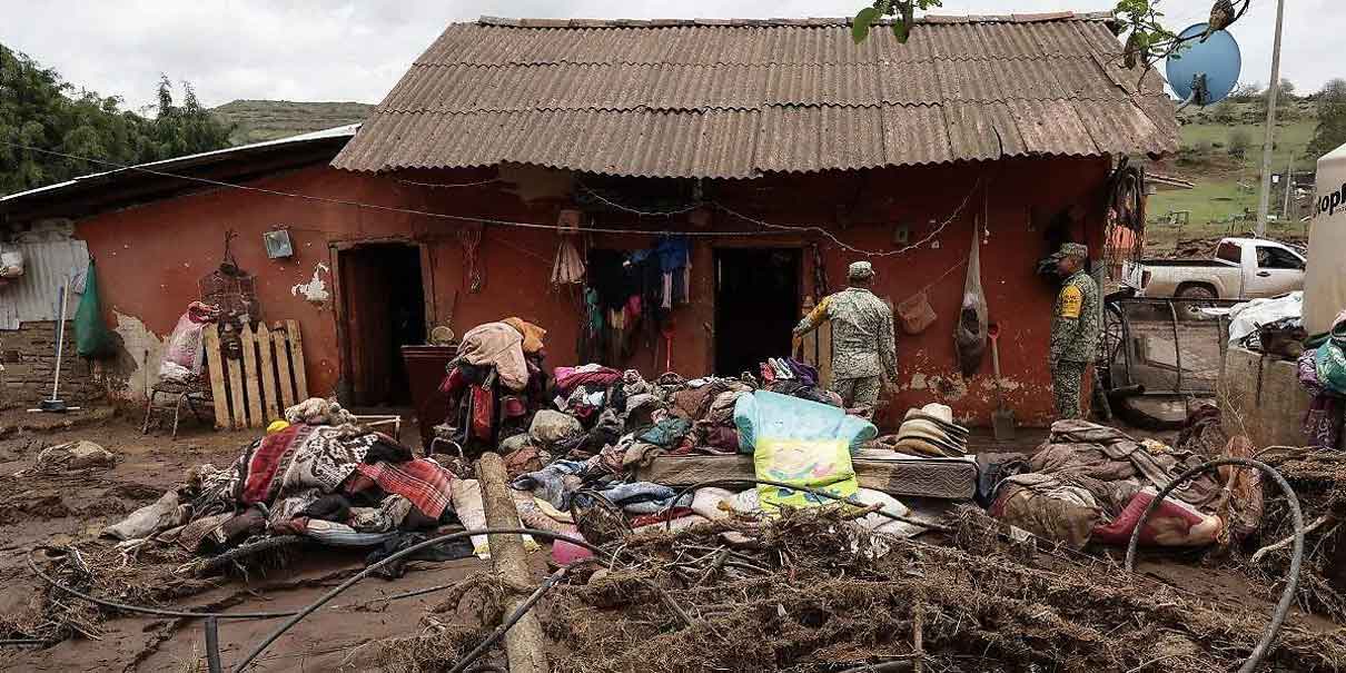 Hay 135 damnificados y 180 casas con daños por tromba
