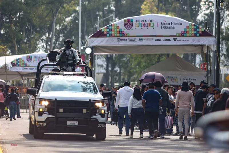 2 mil 350 policías vigilarán la Feria de Puebla por aire y tierra