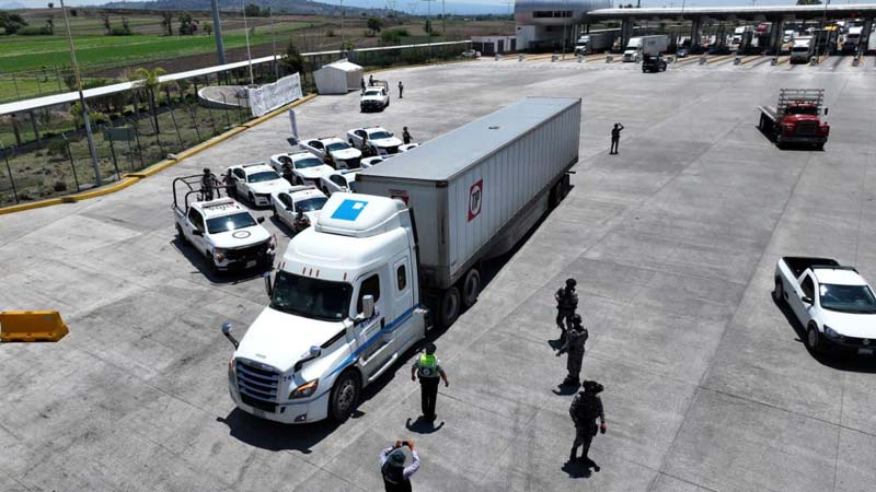 206 camiones con mercancía han sido recuperados en la autopista México-Puebla-Veracruz