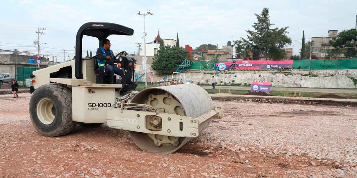 4.6 mdp para la rehabilitación del parque en San Sebastián de Aparicio