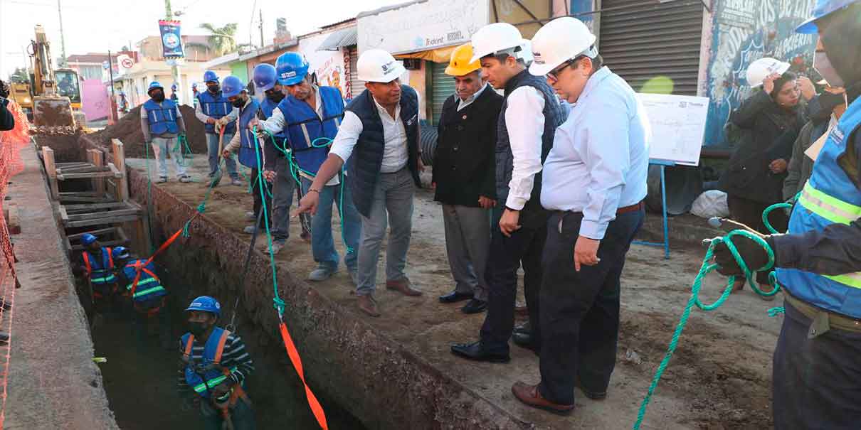 Ampliación de colector sanitario en la Jorge Murad beneficiará a 5 colonias y 2 juntas auxiliares