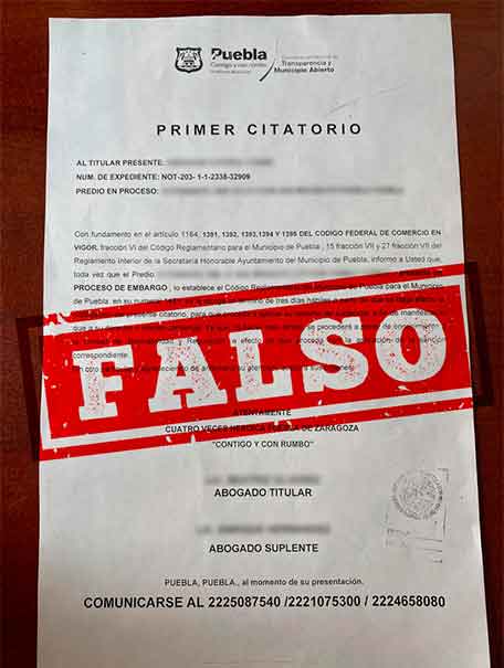 Alerta Ayuntamiento intentos de extorsión a comerciantes con documentos falsos