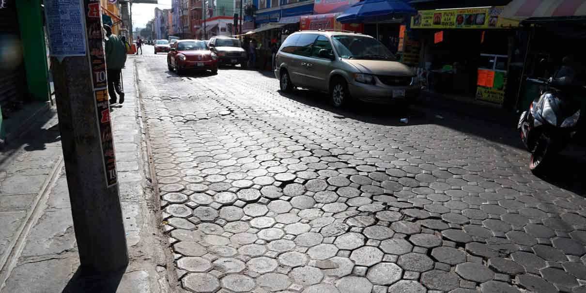 Amplían obras en el centro histórico, anuncian rehabilitación de la Avenida 18 Oriente-Poniente