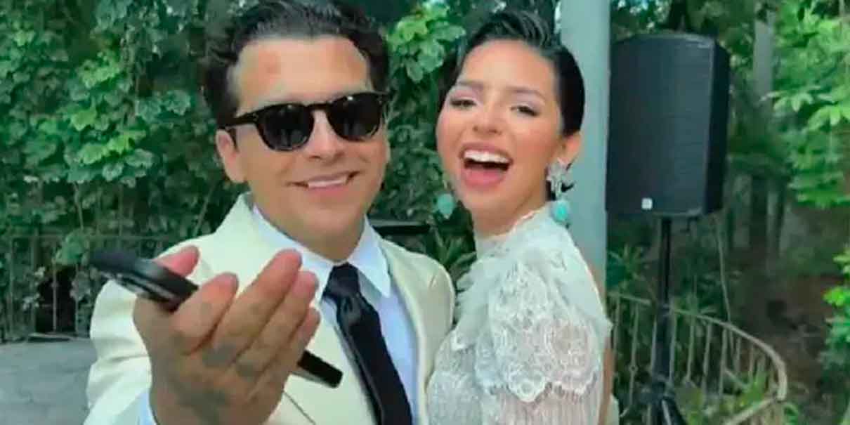 Christian Nodal y Ángela 