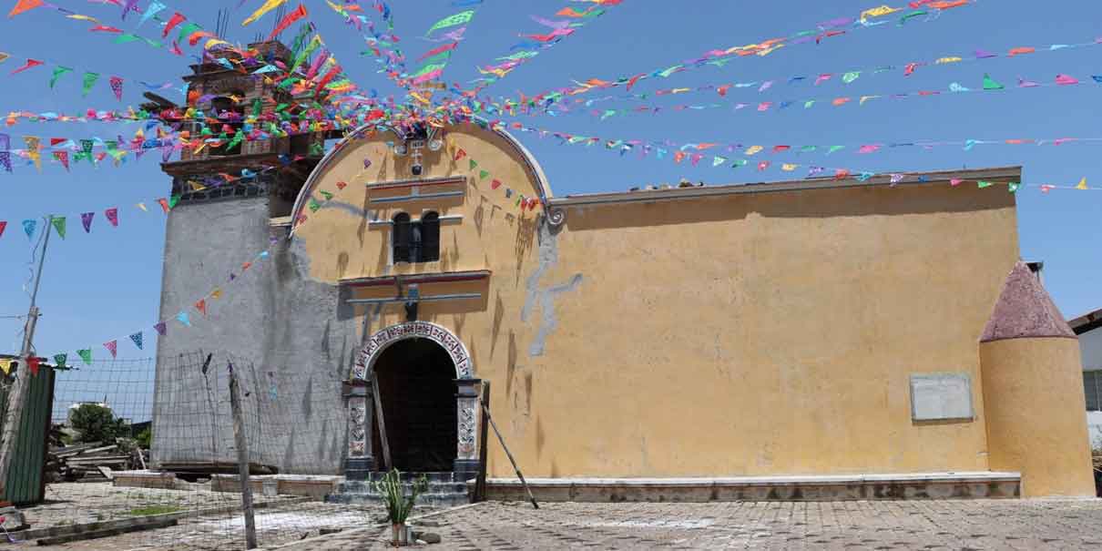 Inició restauración del templo de San Juan Bautista en Ocotepec, Atlixco