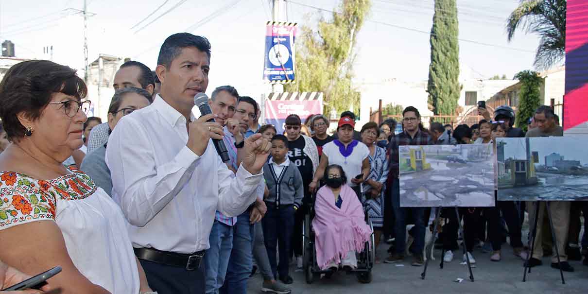 Aplicarán 9.2 mdp para rehabilitar la calle 95 Poniente al sur de la capital poblana