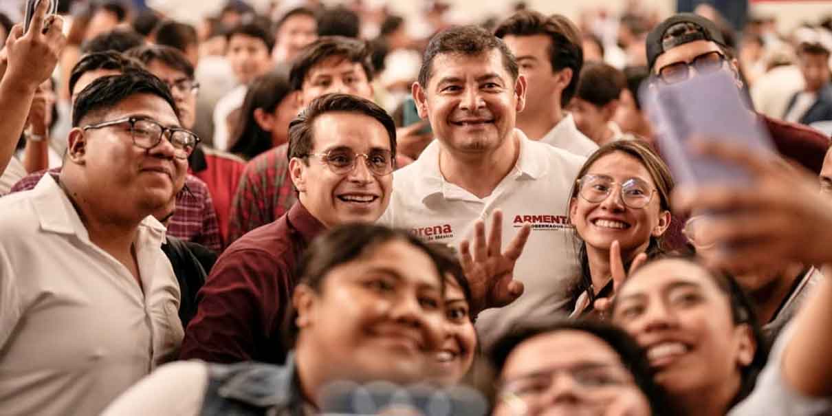 Armenta: los jóvenes, visión de progreso en Puebla