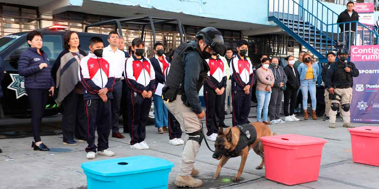 Acerca Ayuntamiento de Puebla estrategias de seguridad en planteles escolares