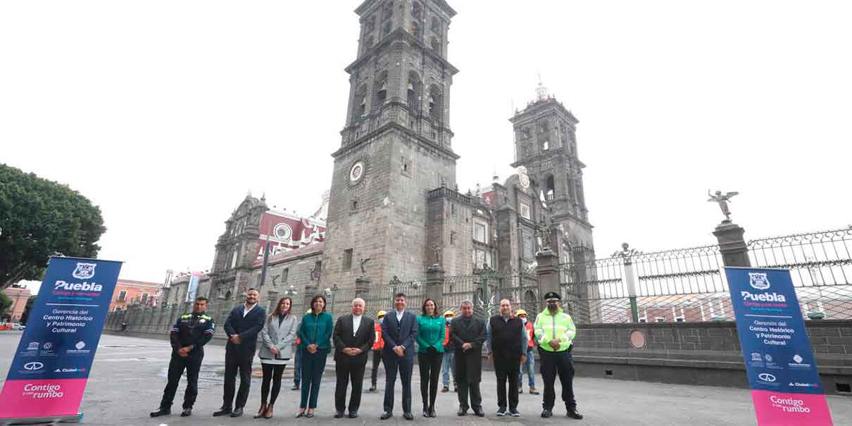 Inicia el mantenimiento de espacios en Catedral poblana; se invierten 4 mdp