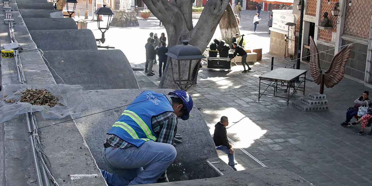 Arranca mejora de imagen en templos y sitios del primer cuadro de la ciudad de Puebla