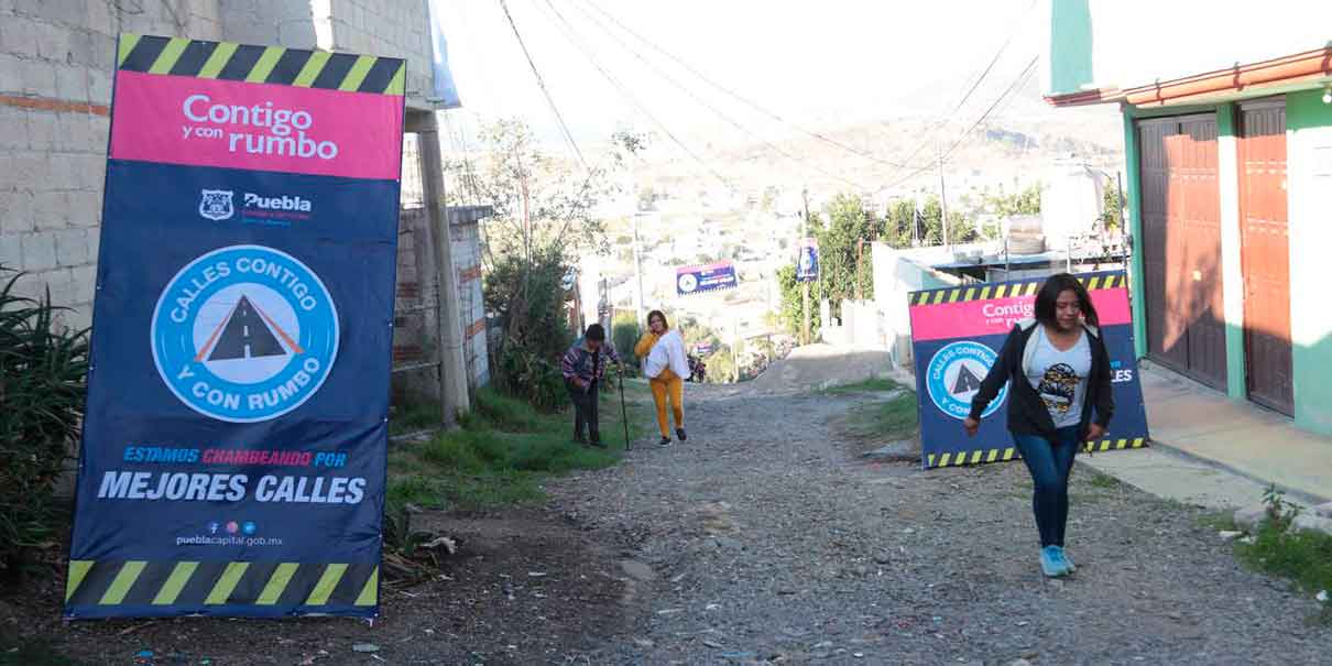 Arranca mejoramiento de calle Tulipanes en Lomas de San Valentín
