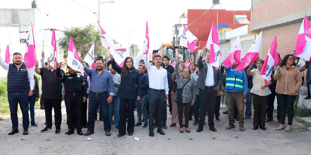 La colonia Granjas Puebla tendrá mejoramiento vial y alumbrado