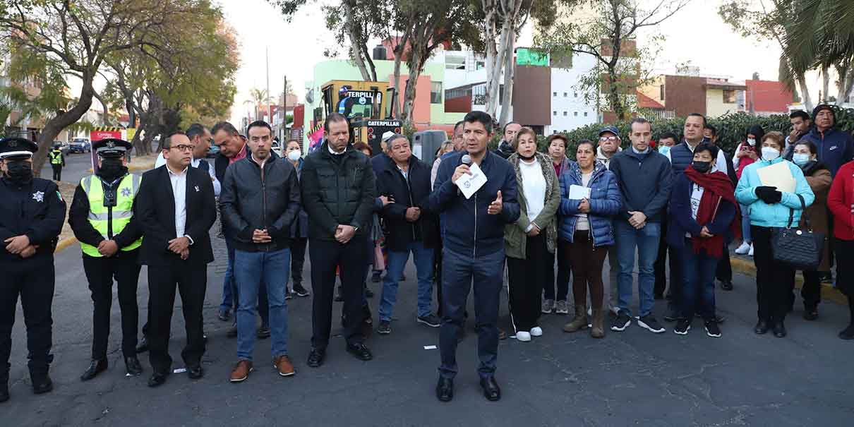 Arranca mejoramiento de la 5B Sur y del Bulevar 5 de Mayo a la Avenida Margaritas