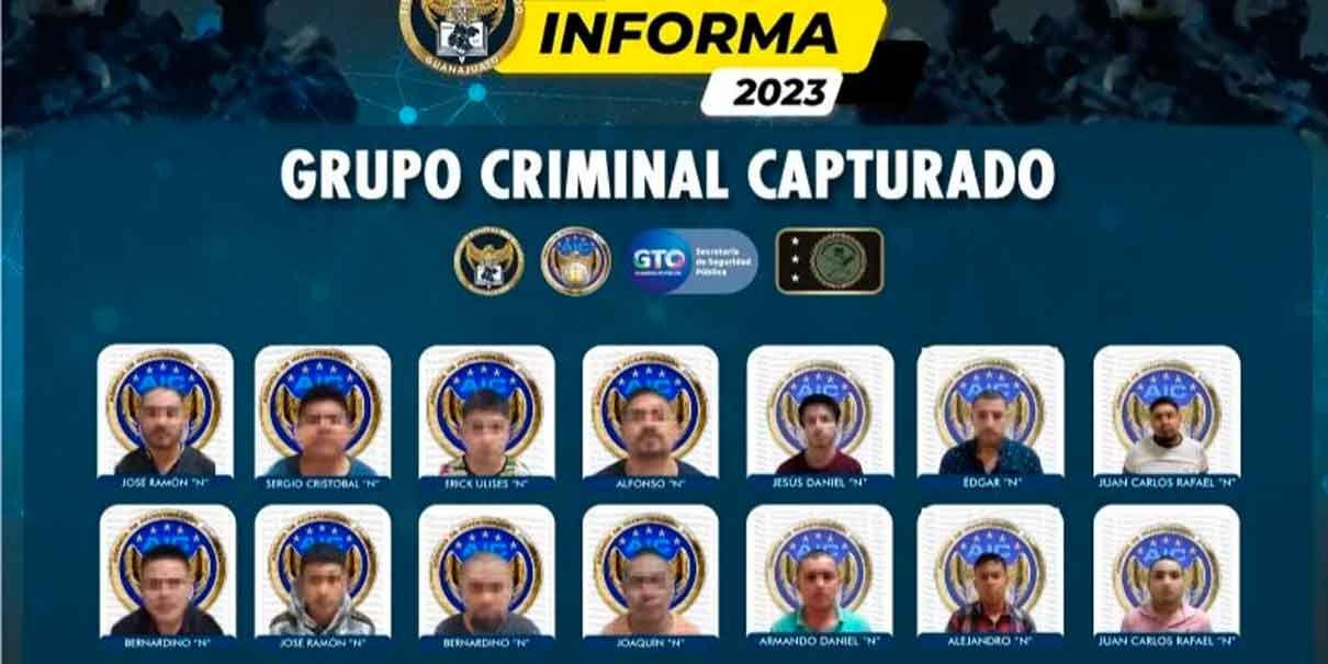 Cae grupo criminal al servicio del Cártel de Santa Rosa por asesin4to de mujeres celayenses